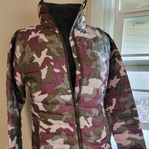 Columbia powder lit camouflage puffer jacket